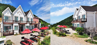 낯선 곳으로의 1박2일 여행, 커플펜션, 남해 모롱이펜션