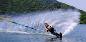 [경향포토]보기만해도 시원해지는 수상스키