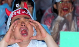 [경향포토]함성 외치는 금융노조