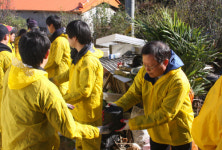 [군산대] 황룡봉사단, 옥서면“사랑의 연탄봉사”