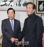 [경향포토]YS 찾은 정몽준 의원
