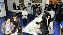 [경향포토]투표소 풍경