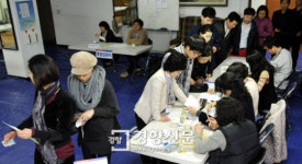 [경향포토]은마아파트 투표소