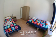 [경향포토]이불엔 시합종목 수 놓였네 런던 올림픽 숙소