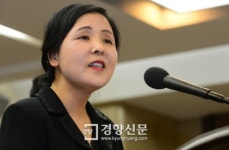 [경향포토]BBK 진실 밝히는 기자회견 하는 메리 리 변호사