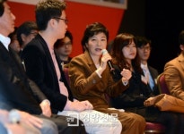 [경향포토]박근혜 후보, 무역인들과 간담회