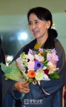 [경향포토]버마 아웅산 수치 여사 한국 방문