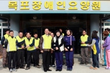 [목포대] 29일 목포장애인요양원에서 봉사활동 펼쳐...