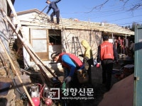 여천NCC 봉사대, 여수 홀몸노인 낡은 집 말끔히 수리