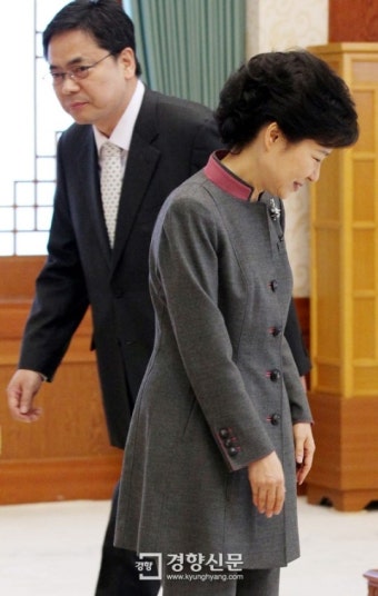 [경향포토]박대통령과 민정수석