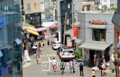 이태원 주택가 소방도로 ‘로데오거리’로 화려한 변신
