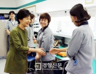 [경향포토]원주 방문한 박대통령