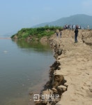 [경향포토]달성보 측방 침식