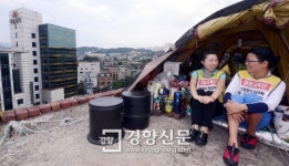 “재능교육 해고자 복직·단협 원상회복 없이 못 내려가”