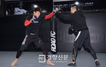 [경향포토]윤형빈, 실전과 같은 연습