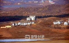 [경향포토]통일전망대에서 본 황해도 지역