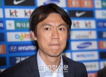 [경향포토]홍명보 감독, 출장 성과가....