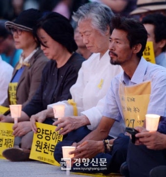 [경향포토]27일째 단식중인 세월호 유가족