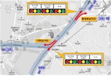 11월1일부터 아현고가 자리에 충정로 중앙버스차로 개통