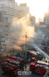 [경향포토]강남구 도곡시장 화재
