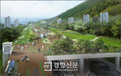 지상 철도 구간 덮게 씌워 시민공원 만든다