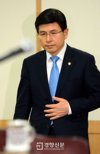 [경향포토]황교안 법무장관 국무총리 후보로