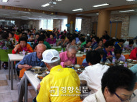 순천 매산여고 학생들, 노인 초청 ‘18년째 경로잔치’