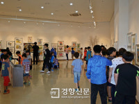 여수 백초초등교 학생·교사·학부모 함께 그림전