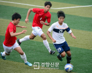 [경향포토]대통령금배고교축구대회영등포공고대삼일공고경기