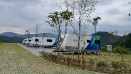 양구 동면 후곡리에 캐러밴 등 갖춘 캠핑장 준공