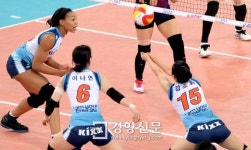 [경향포토]수비 불안한 GS 칼텍스