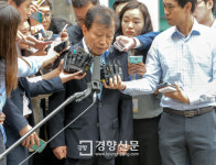 [경향포토]5조4천억대 분식 회계 대우조선해양 고재열 전 사장 검찰 출두