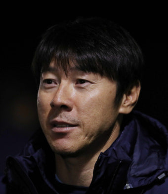 [경향포토]<리우올림픽>미소 짓는 신태용 축구 감독