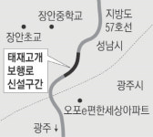 성남·광주 잇는 ‘태재고개’에 보행로 만든다