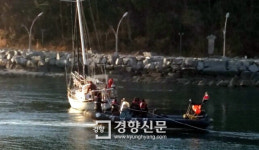여수해경, 돌산대교 인근 장군도 해상 요트 좌초 긴급구조