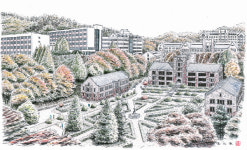 [윤희철의 건축스케치]신촌골의 가을풍경