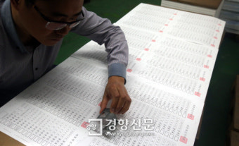 대선 투표용지 인쇄 시작, 후보 사퇴 여부 표기 불가능해져