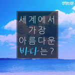 세계에서 가장 아름다운 바다는?[카드뉴스]