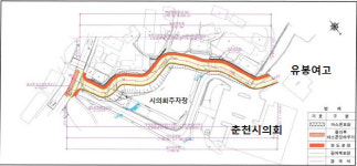 춘천 한림대 정문~유봉여고 후문 진입도로 개설[춘천시]