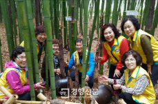 ‘보물 1호’ 내 자식들 돌보듯 ‘삼호대숲’ 아기 죽순 키워요