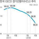 OECD “한국, 6개월 이후 경기 흐름 더 나빠질 것”