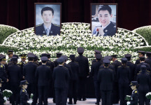 오동진 소방위·심문규 소방장 영결식