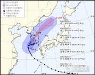[속보]솔릭, 밤 11시 목포 부근 상륙해 12시간 내륙 휘젓는다