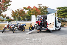 르노삼성차 마스터, 오토바이가 짐칸으로 쑥쑥