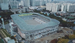 대구FC 홈구장…시민운동장 축구전용경기장 모습 드러내[대구시]