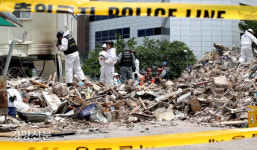 용산상가 붕괴 1년···주변 건물 절반 이상 ‘안전취약’