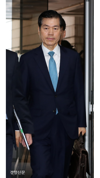 영장심사 출석하는 김태한 삼성바이오로직스 대표 [경향포토]