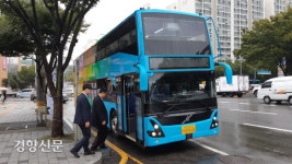 서울역 방면 5500-2번 노선에 2층 광역버스 투입[용인시]