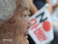 이옥순 할머니와 NO 아베[경향포토]