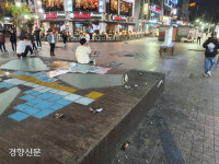 ‘나혜석 거리’엔 문화 향기보다 음식·쓰레기 냄새 진동